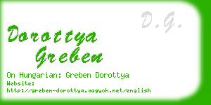 dorottya greben business card